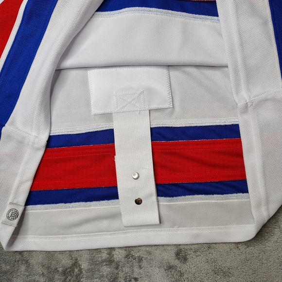 New York Rangers Adidas Jersey Size 54 White Away Spellout Authentic Primegreen - Picture 4 of 12